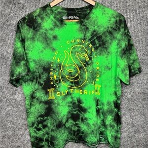 Harry Potter Tie-Dye Tee - Green & Black